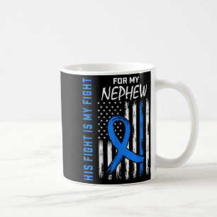 Blue His Fight Is My Fight Diabetes Awareness Shir Coffee Mug