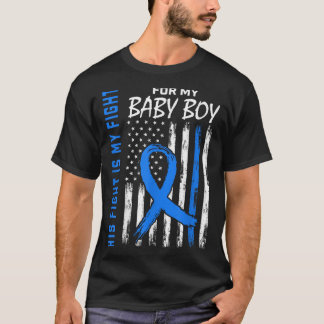 Blue His Fight Is My Fight Diabetes Awareness Shir T-Shirt