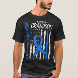 Blue His Fight Is My Fight Diabetes Awareness Shir T-Shirt