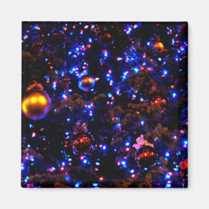 Blue Holiday Glow Magnet
