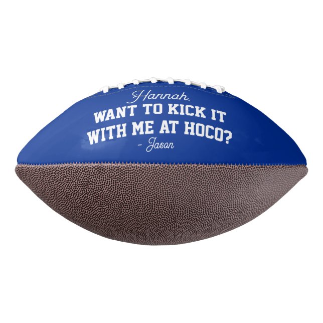 Blue Homecoming Proposal HOCO Prom Proposal Ideas Football (Rotated 270)