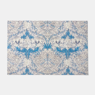 Blue Honeysuckle (by William Morris) Doormat