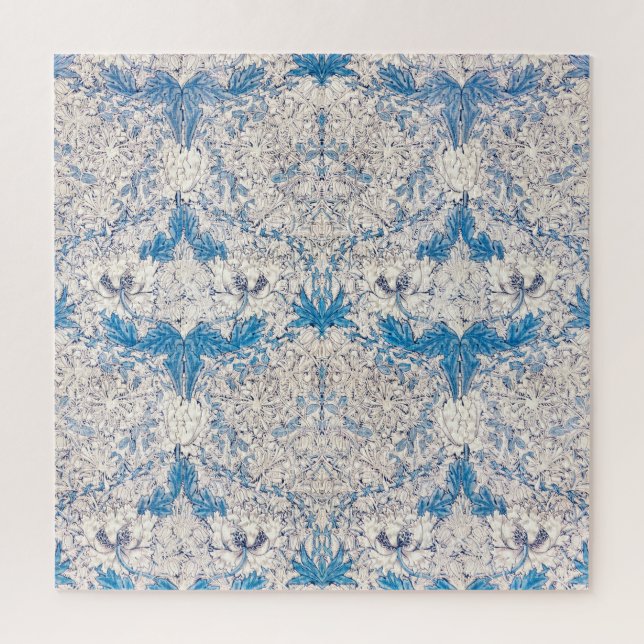 Blue Honeysuckle (by William Morris) Jigsaw Puzzle (Vertical)