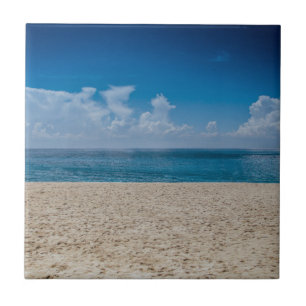 Blue Horizon Sandy Seashore Ceramic Tile