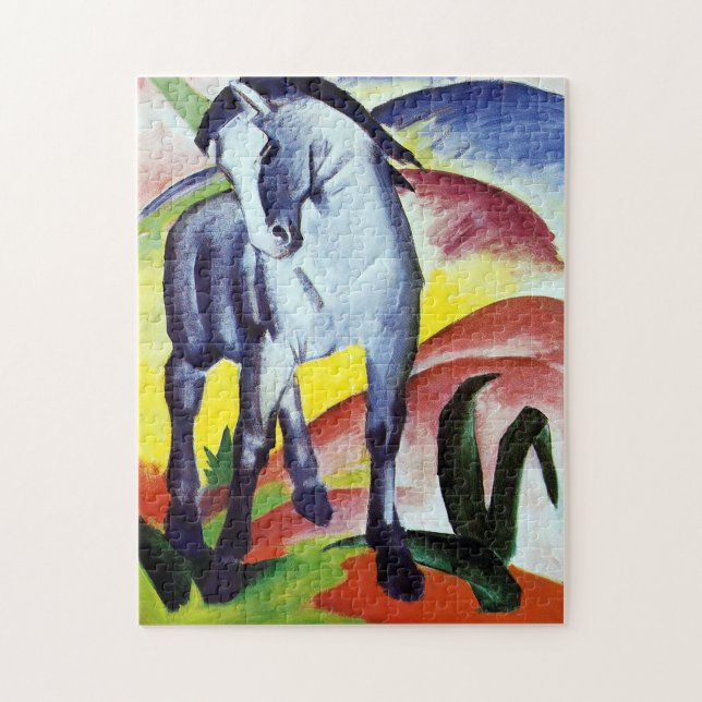 Blue horse by Franz Marc Jigsaw Puzzle (Vertical)
