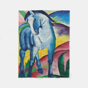 Blue Horse I by Franz Marc Fleece Blanket