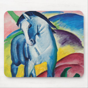 Blue Horse I by Franz Marc Mouse Pad