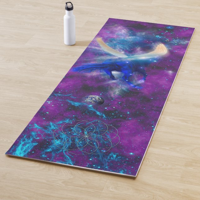 BLUE HORSE PROPHECY YOGA MAT (In Situ)