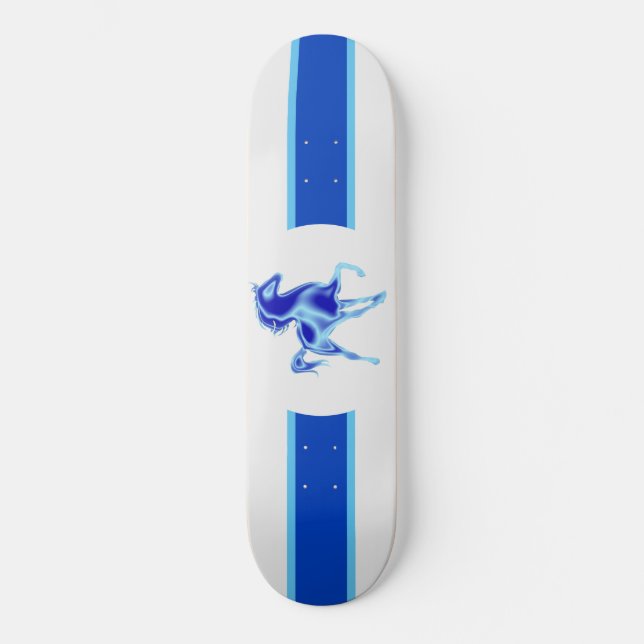 Blue Horse Skateboard (Front)