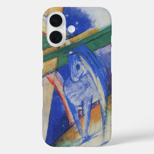 Blue Horse with Rainbow by Franz Marc iPhone 16 Case
