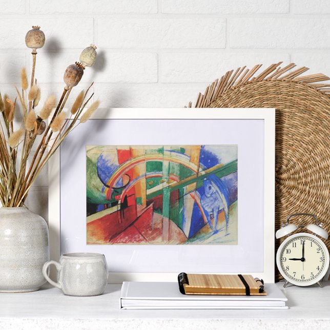 Blue Horse with Rainbow by Franz Marc Poster (Creator Uploaded)