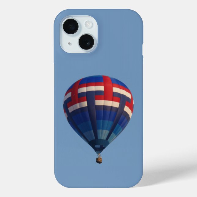 Blue Hot Air Balloon Case-Mate iPhone Case (Back)