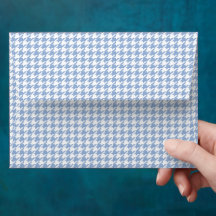 Blue Houndstooth Pattern