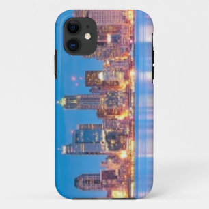 Blue hour view of downtown Seattle iPhone 11 Case