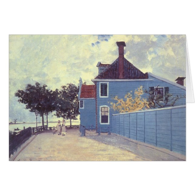 Blue House at Zaandam by Claude Monet (Front Horizontal)
