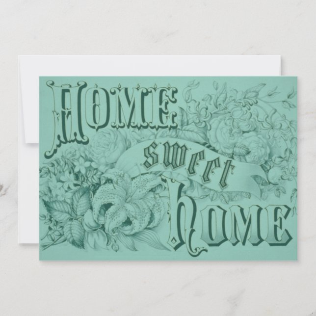 Blue Housewarming Invitation (Front)