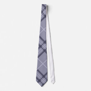 Blue Hues Tartan Plaid Tie