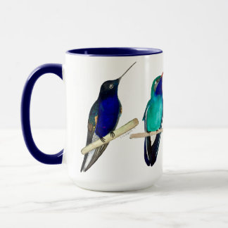 Blue Hummingbirds Mug