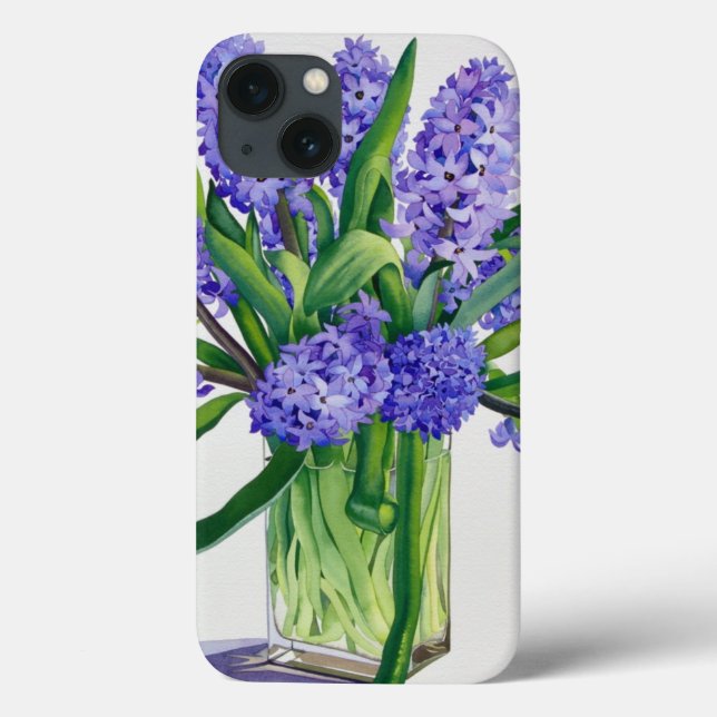 Blue Hyacinths Case-Mate iPhone Case (Back)