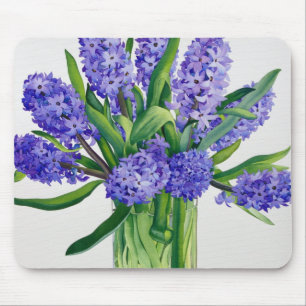 Blue Hyacinths Mouse Pad