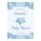 Blue Hydrangea Baby Shower Personalised