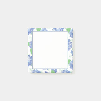 Blue Hydrangea blooms Post-it Notes
