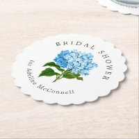 Blue Hydrangea Bridal Shower