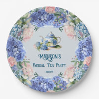 Blue Hydrangea Bridal Tea Party