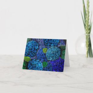 Blue Hydrangea Card