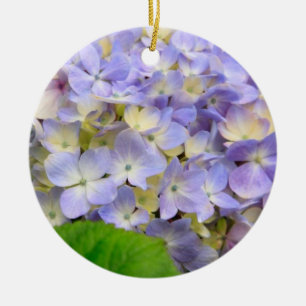 Blue Hydrangea Ceramic Tree Decoration