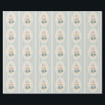 Blue Hydrangea Coastal Striped Bridal Shower Wrapping Paper<br><div class="desc">Celebrate with a classic coastal bridal shower invitation. This design features delicate blue and pink watercolor hydrangeas framed by a scalloped oval on a timeless blue striped background. It is the perfect choice for an elegant garden tea party or a summer wedding shower.</div>