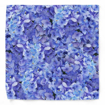 Blue Hydrangea Dog Bandanna