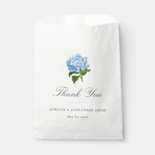 Blue Hydrangea Elegant Favour Bag