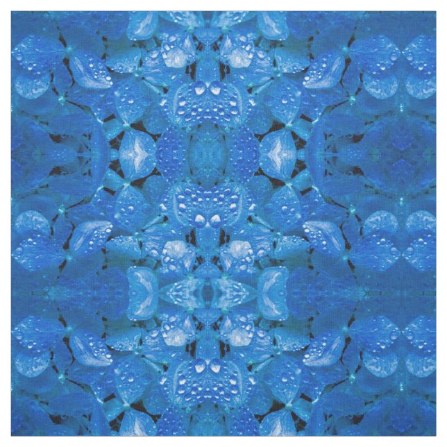 Blue Hydrangea Fabric (Swatch)