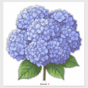 🌸 Blue Hydrangea Floral Cluster Garden 🌸