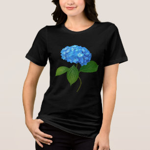 Blue Hydrangea Floral Tee