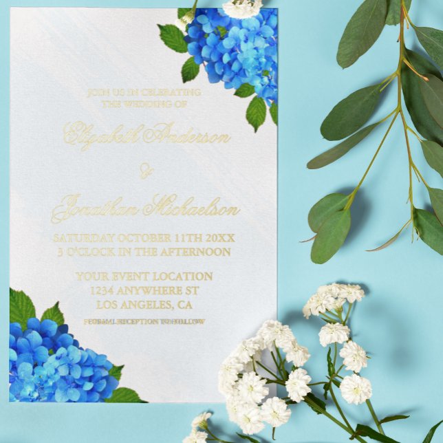 Blue Hydrangea Floral Wedding (Creator Uploaded)