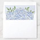 Blue Hydrangea Flower Bouquet Light Stripe