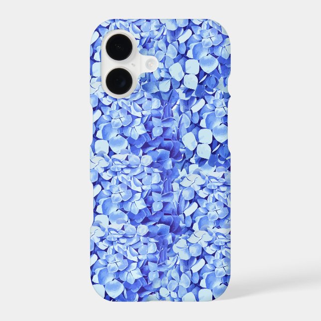 Blue Hydrangea Flower iPhone / iPad case (Back)