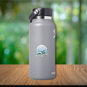 Blue Hydrangea Flower Pretty Garden Watercolor