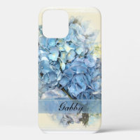 Blue Hydrangea Flowers