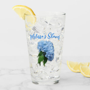 Blue Hydrangea Glass