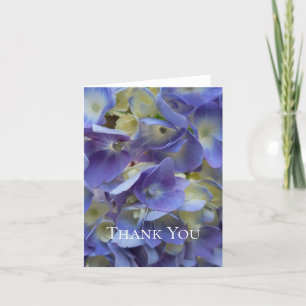 Blue Hydrangea  Holiday Card