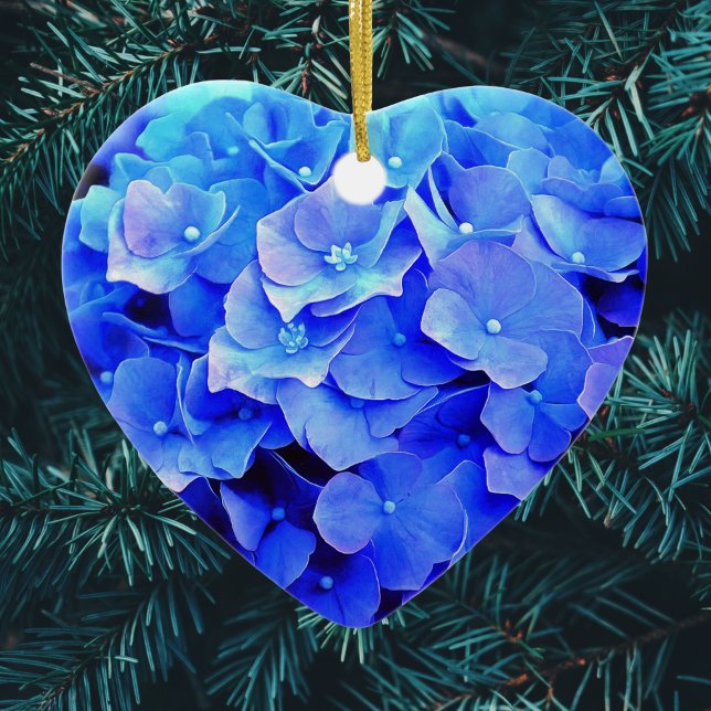 Blue Hydrangea Holiday Ornament (Creator Uploaded)