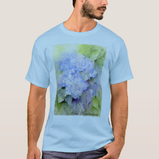 Blue Hydrangea, hydrangea, flowers, watercolor T-Shirt