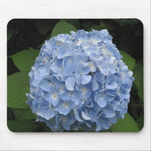 Blue Hydrangea Mouse Pad