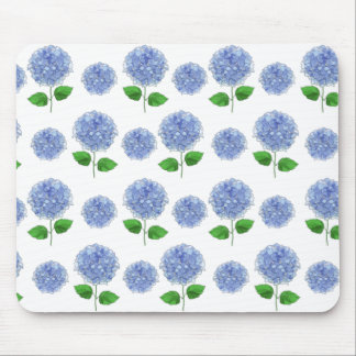 Blue Hydrangea Mouse  Pad Mouse Pad