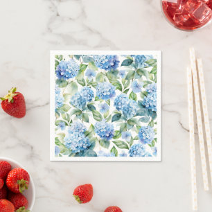 Blue Hydrangea Napkin