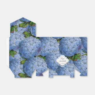 Blue Hydrangea Party Favour Box