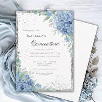 Blue Hydrangea Quinceañera Celebration 15